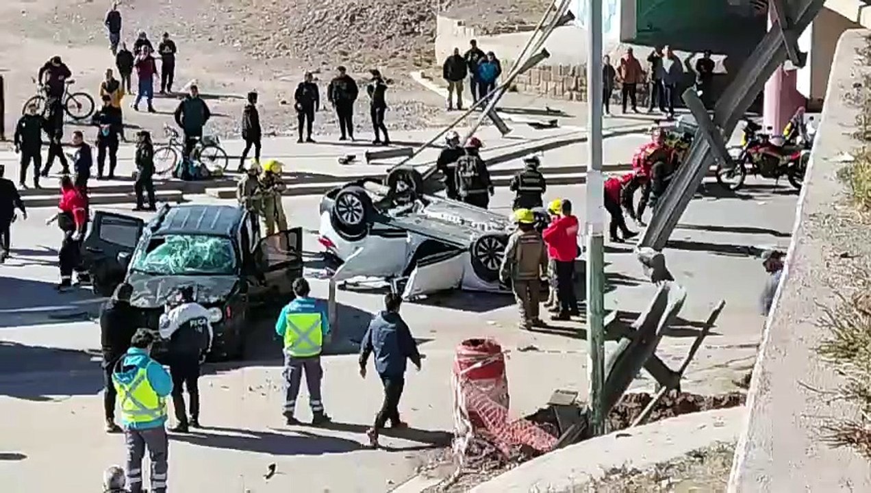 Fatal accidente en Acceso Este y Alberdi, Guaymallén