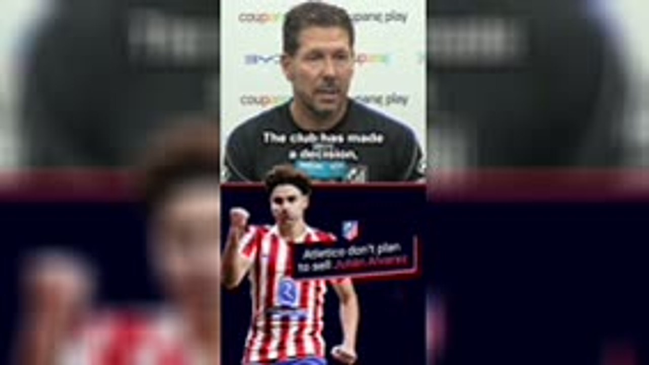 Simeone makes Atletico's stance on Julian Alvarez clear