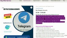 How To Buy Telegram Accounts? - Javid Garshasbi
