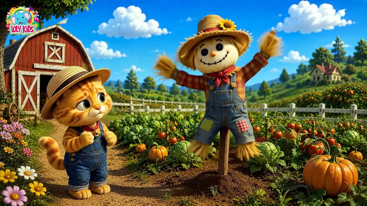 Golden Cat Farmer_s Busy Farm Day 🐱 _ Cute Ani...