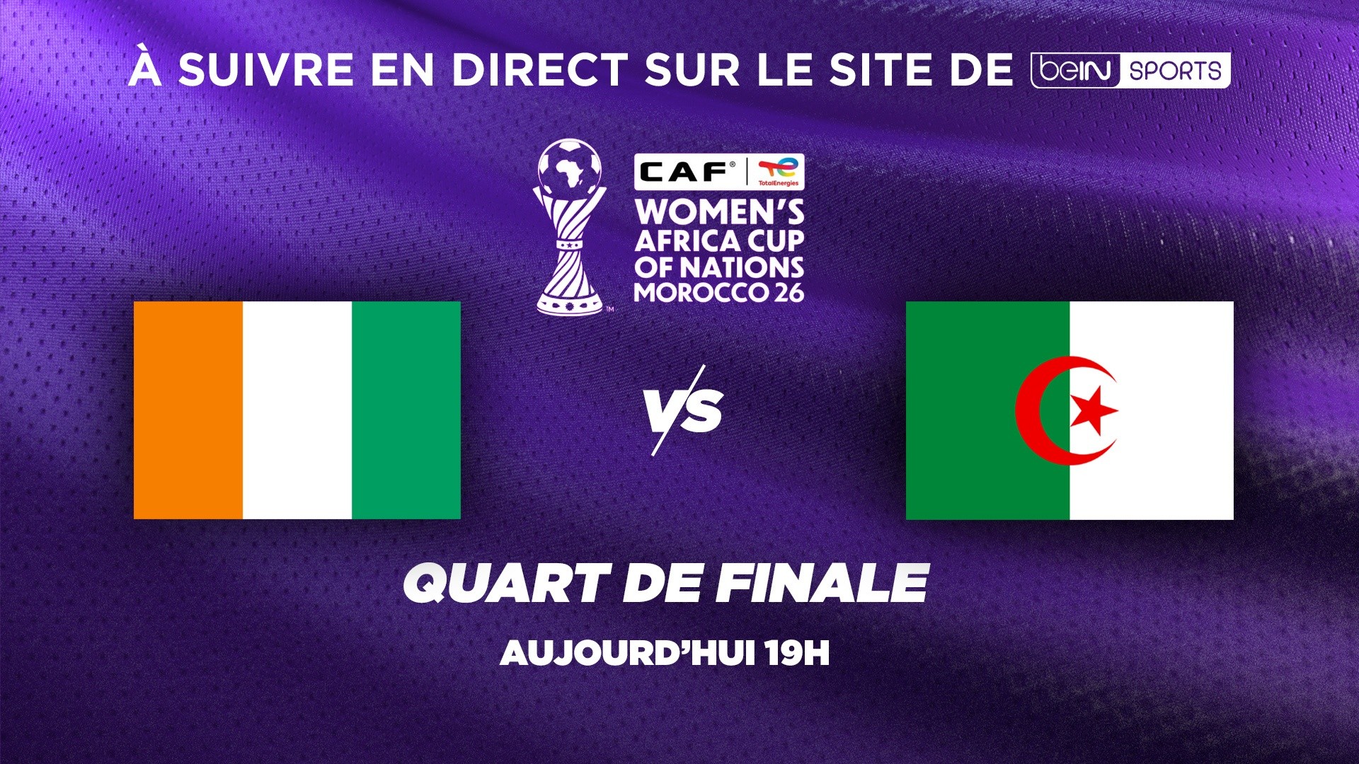 Suivez Côte d'Ivoire - Algérie en direct sur le site !