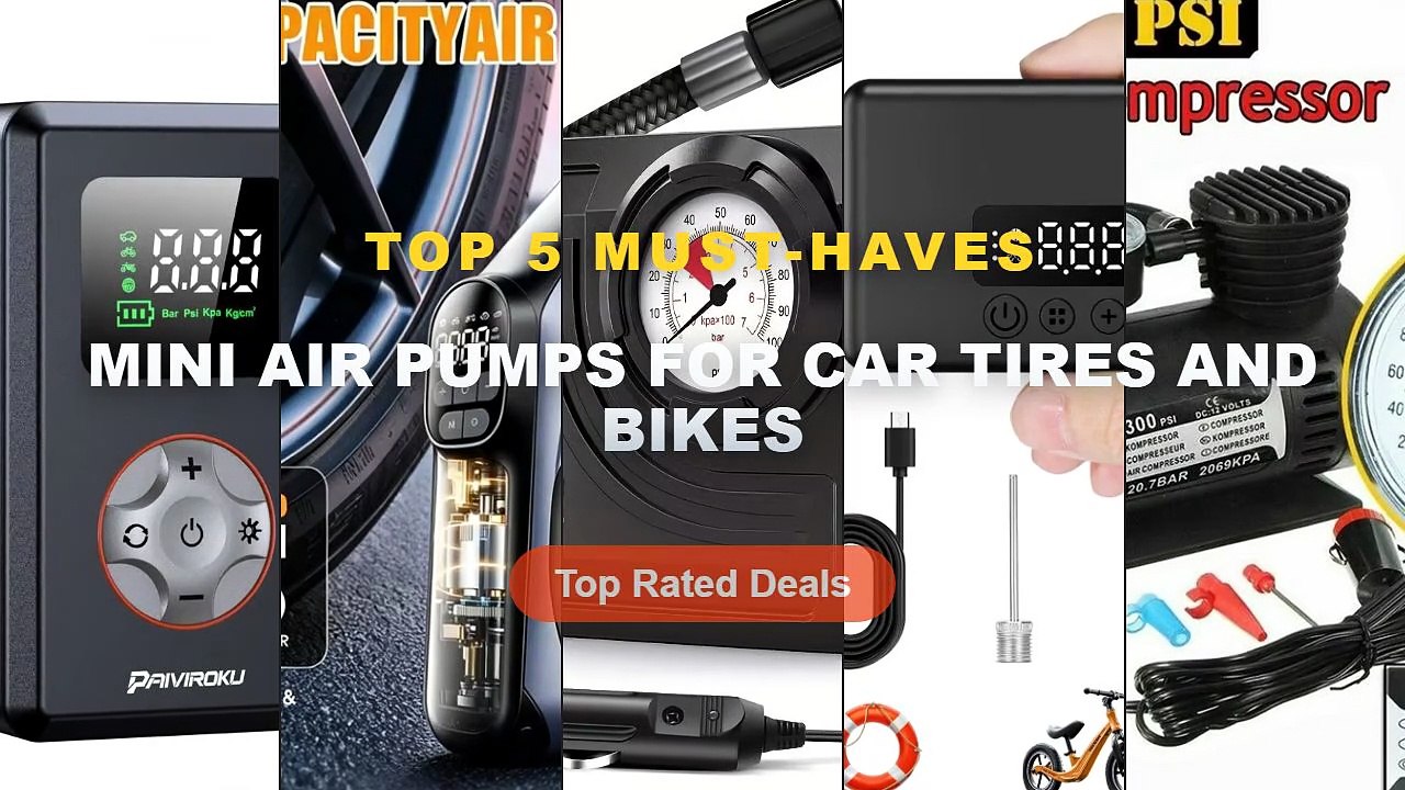 Best Mini Air Pumps For Car Tires And Bikes on...