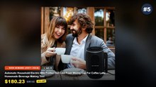Best Electric Milk Frothers For Homemade Coffee Foam on AliExpress | Review - Automatic Household Electric Milk Frother ...