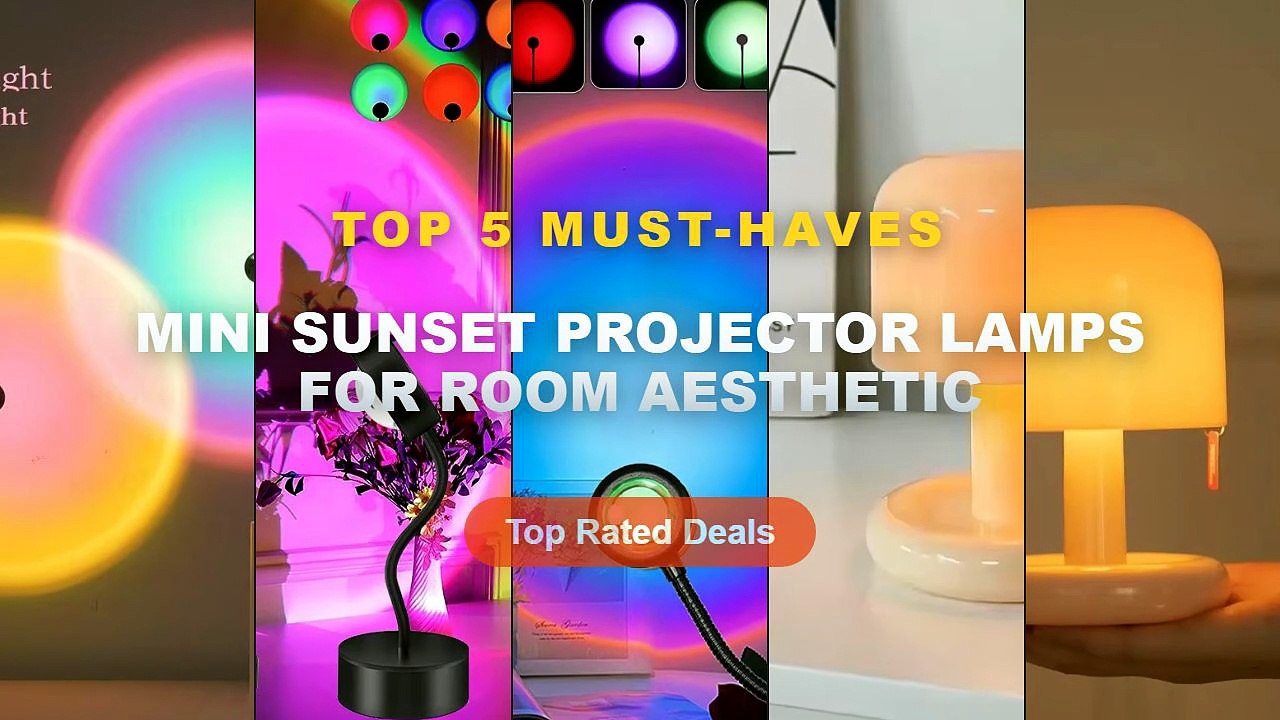 Mini Sunset Projector Lamps For Room Aesthetic: Top 5 Best Sellers