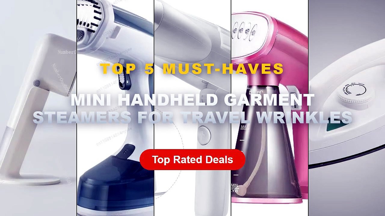 Mini Handheld Garment Steamers For Travel Wrinkles: Top 5 Best Sellers - 1300W Portable Handheld Garment Steamer Mini Tr...