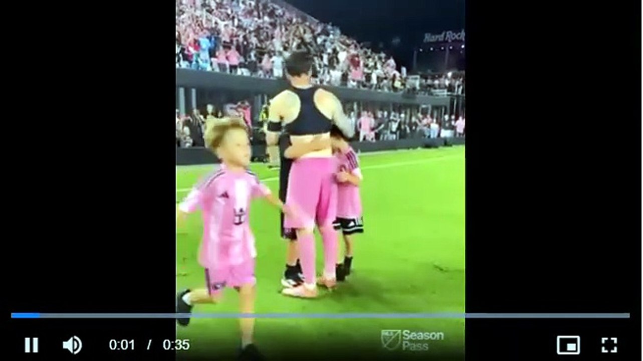 messi y su padre