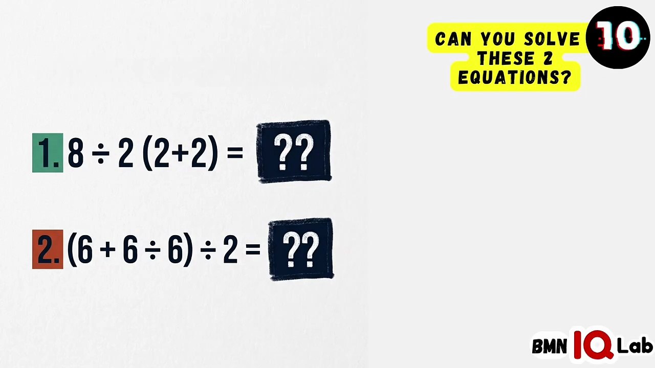 #TryNotToFail 😑 Can You Solve These 2 Equations? 🔢