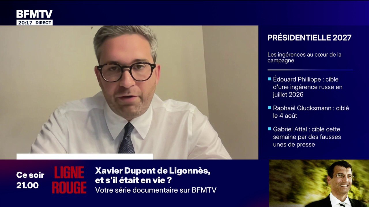 Ingérence étrangère russe: Maître Sacha Ghozlan, avocat de Gabriel Attal, dénonce “des ingérences pour altérer le débat public”