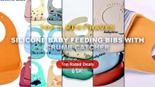 Ultimate Guide to the Best Silicone Baby Feeding Bibs With Crumb Catcher - The baby feeding bib is made of silicone and ...