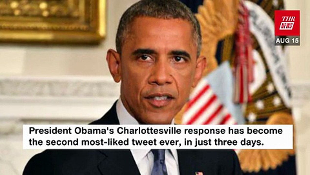 Obama's Response to Charlottesville Rally Now Second Most-Liked Tweet Of All Time | THR News [Full Movie]