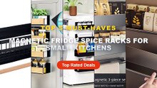 Amazing Magnetic Fridge Spice Racks For Small Kitchens You Need To See