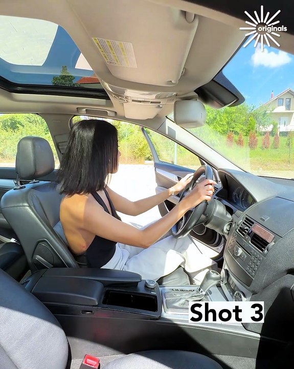 A super creative video idea to film alone! 🚘📹