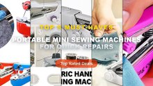 Cheap & Best Portable Mini Sewing Machines For Quick Repairs Unboxing & Review - 1PC Purple Mini Manual Sewing Machine a...