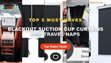 Amazing Blackout Suction Cup Curtains For Travel Naps You Need To See - Curtain With Suction Cup Cordless Telescopic Pri...