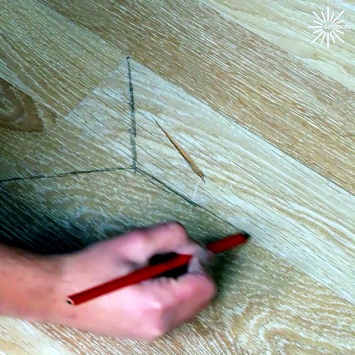 DIY How to repair damaged floor!
