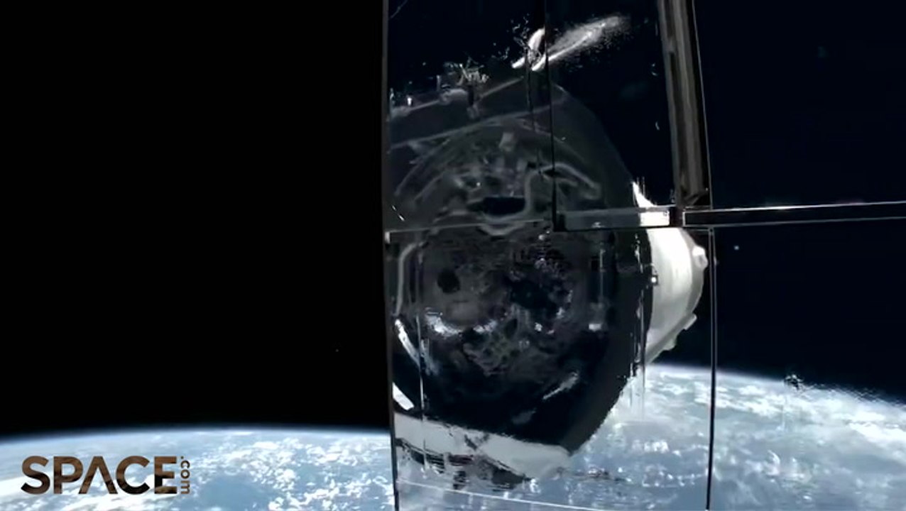 SpaceX Starlink Satellites Deployed In Stunning View From Space