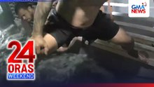 Bata, buwis-buhay na sinagip sa gitna ng matinding baha sa Kawit | 24 Oras Weekend