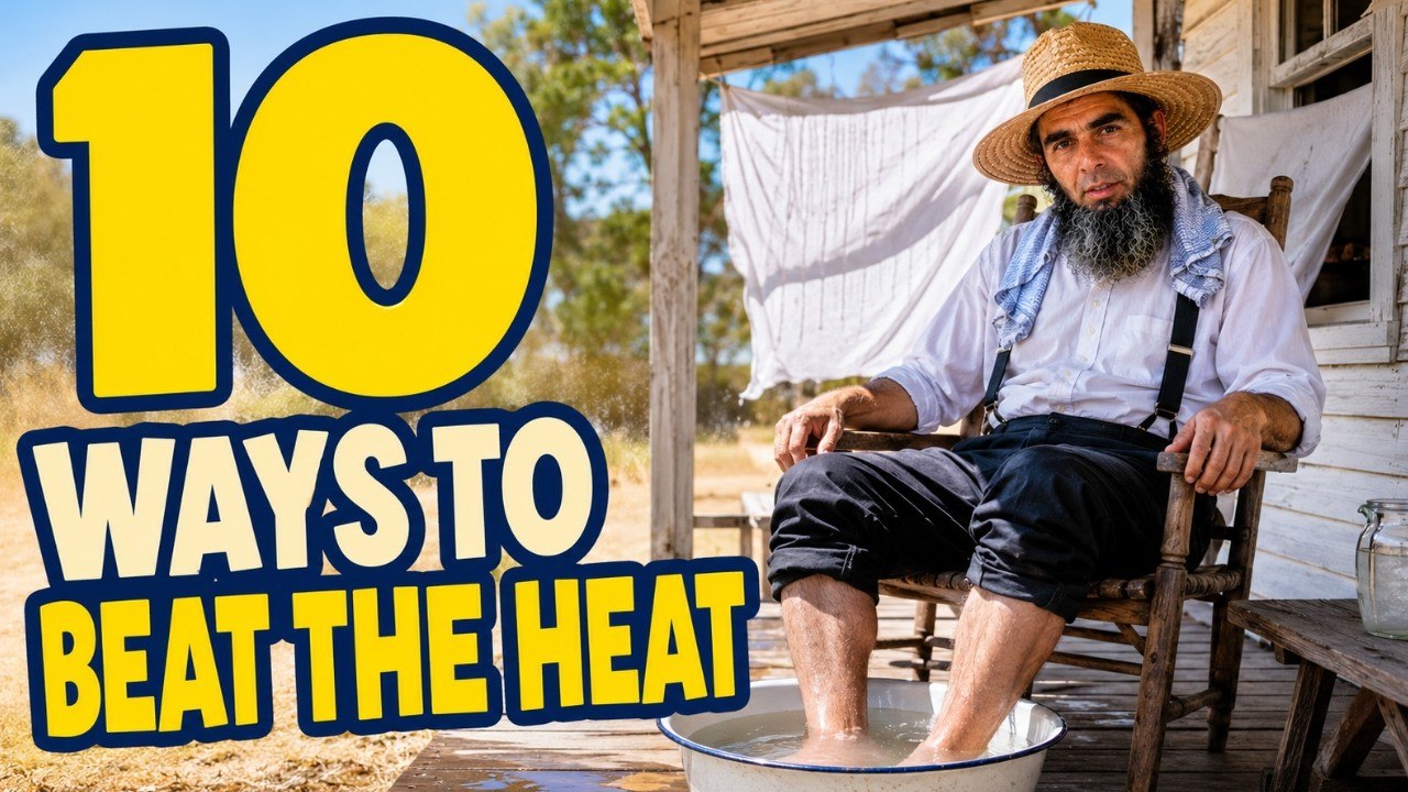 10 GENIUS Old Ways to BEAT the HEAT Without a Machine