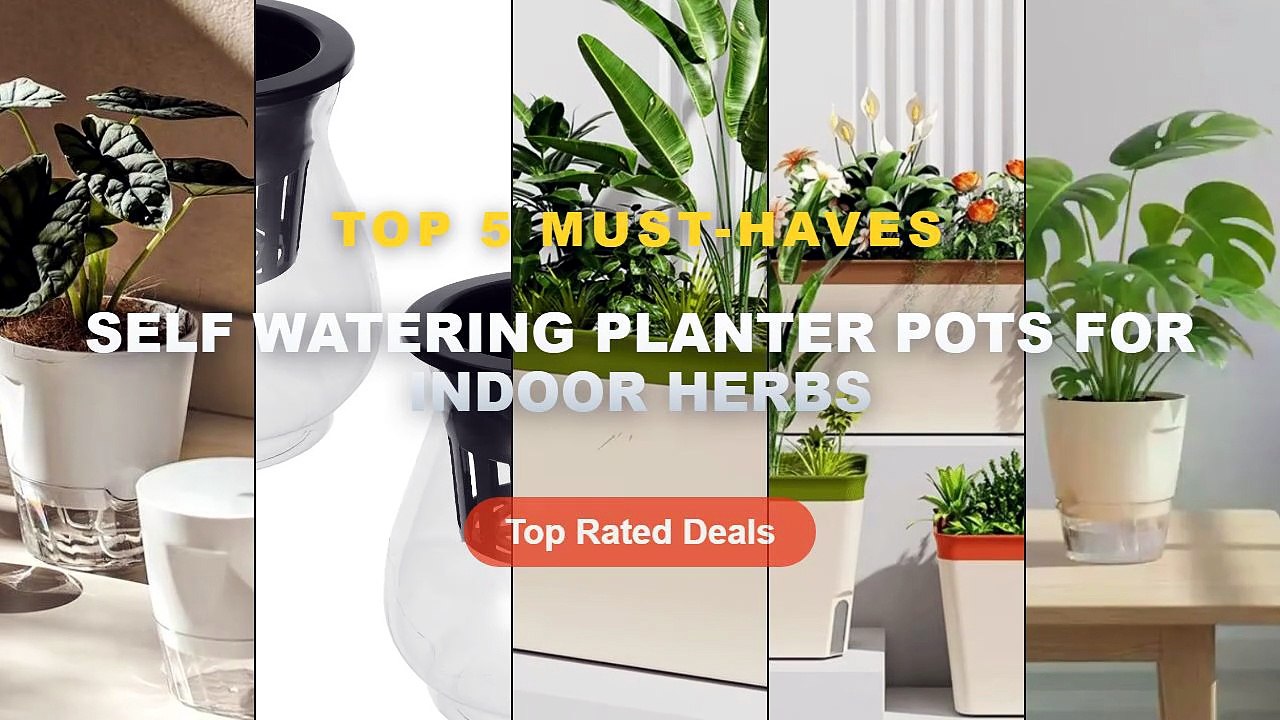 Don't Buy Self Watering Planter Pots For Indoor Herbs Before Watching This! - Self Watering Plant Pots Indoor Modern Pla...