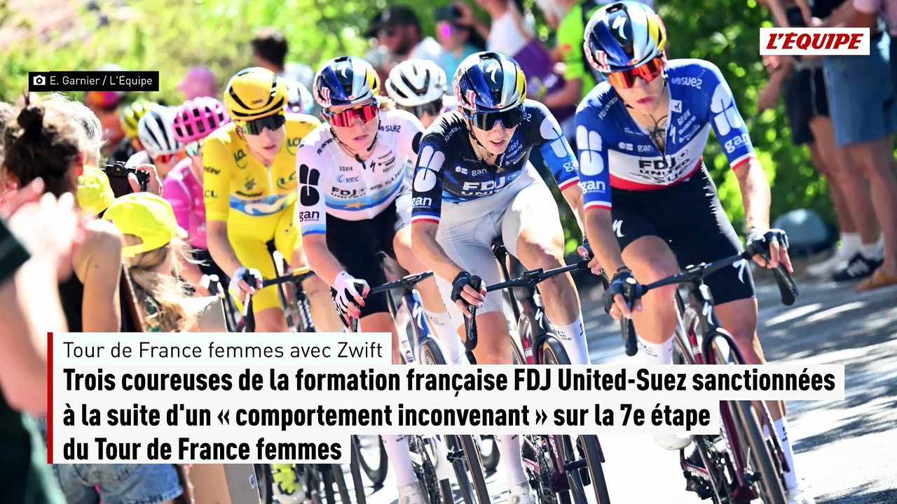 Trois coureuses de la formation française FDJ U...