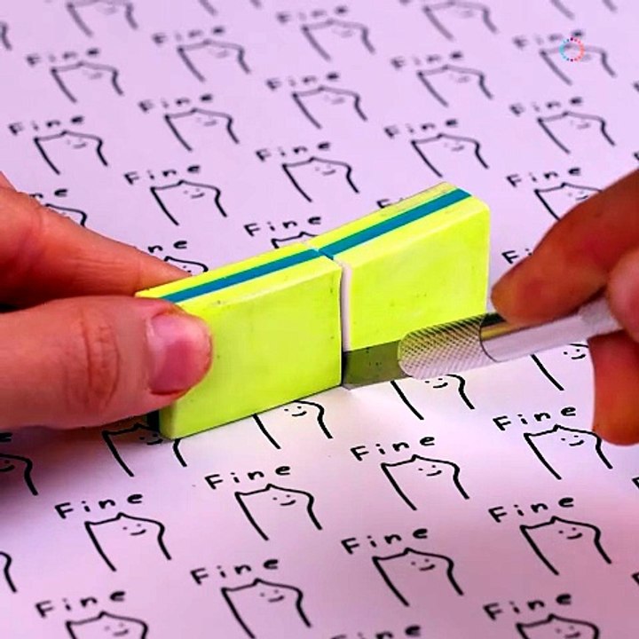 Craft your own eraser stamp