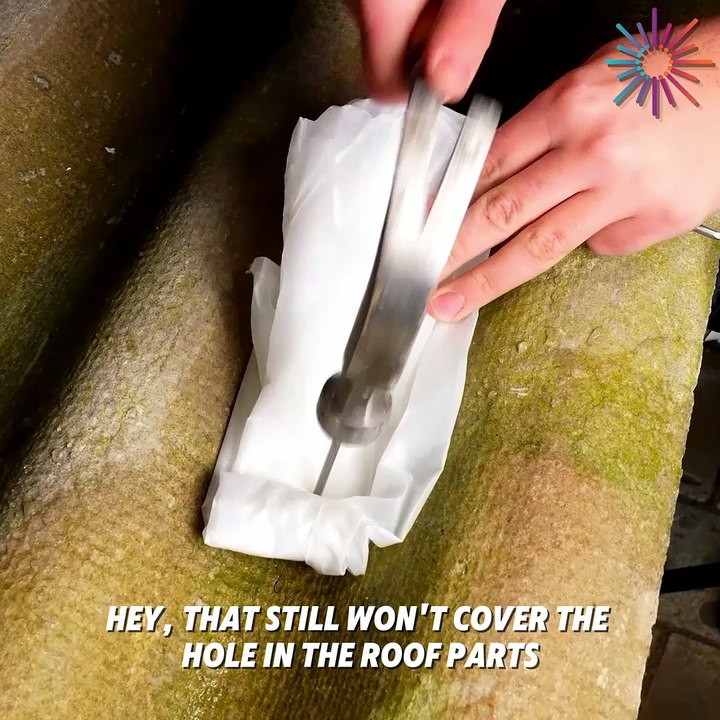 Fix that annoying hole in the roof once and for all😮‍💨