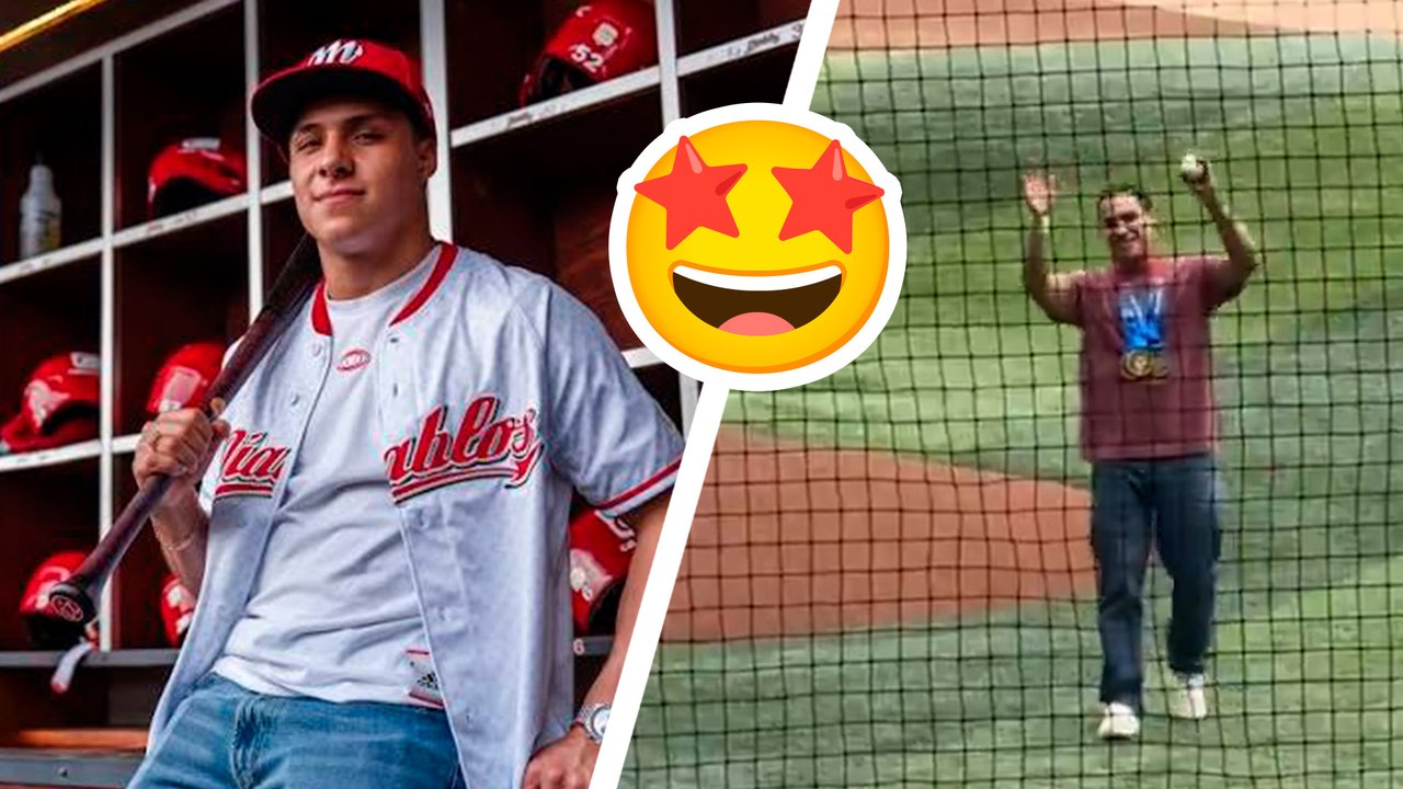 Osmar Olvera lanza la primera bola en el juego de playoffs de los Diablos Rojos tras su participación en Santo Domingo