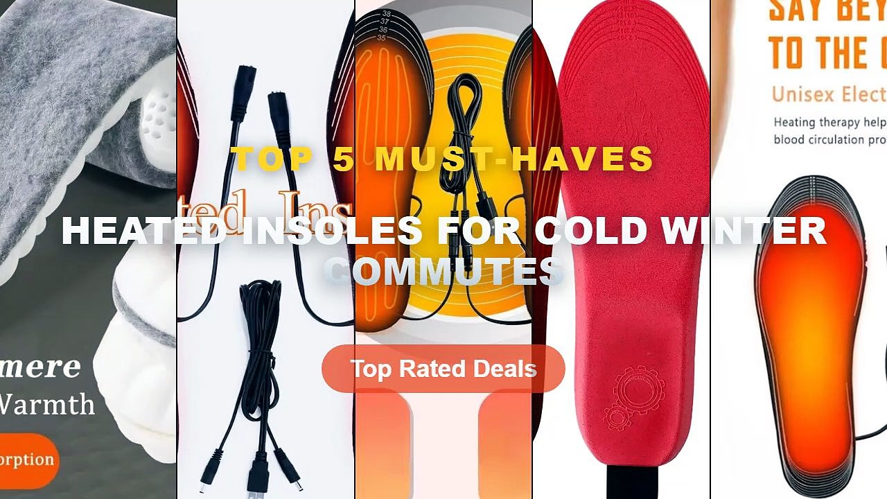 Heated Insoles For Cold Winter Commutes: Top 5 Best Sellers