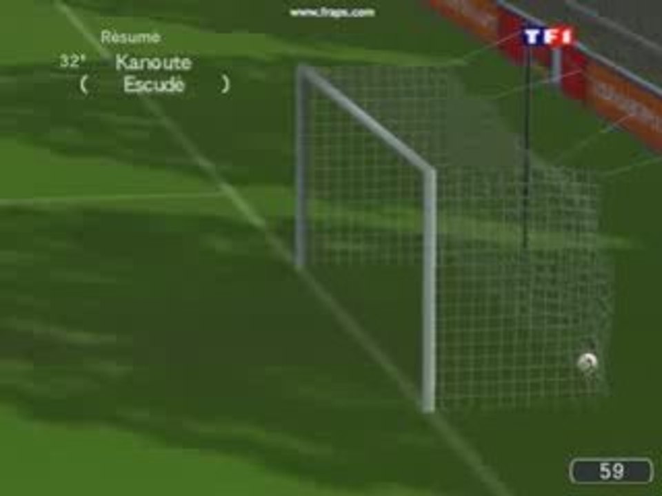Reprise de volée sur une ouverture de 70m