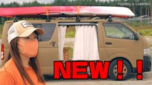 【今話題の！！】DIY釣りキャンピングカーに最新のドライブレコーダーを取り付けてみた！！│釣り│車中泊│DIYキャンピングカー│fishing│vanlife│outdoor│