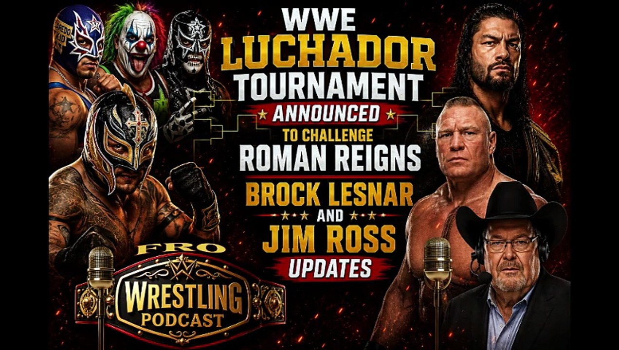 WWE Luchador Tournament Announced - Brock Lesnar and Jim Ross Updates