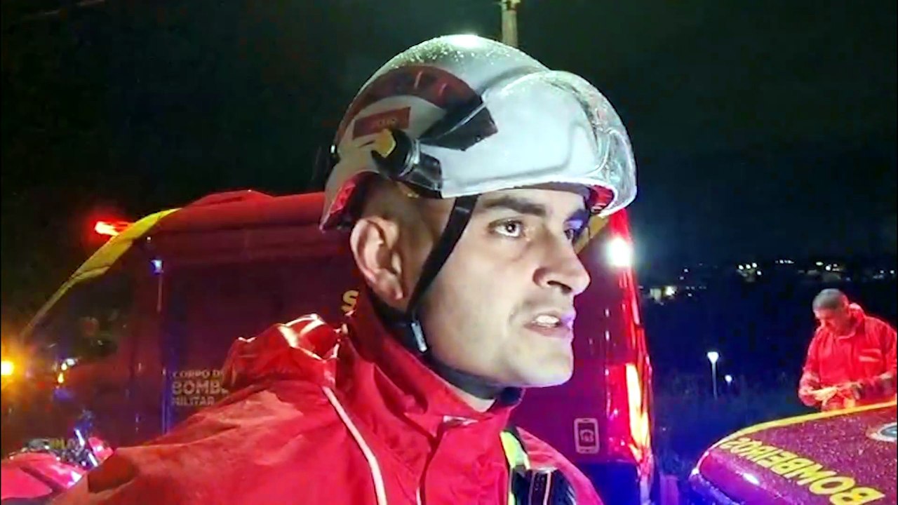 "Infelizmente são pessoas que estão gravemente feridas", diz bombeiro sobre vítimas de acidente no Santo Inácio