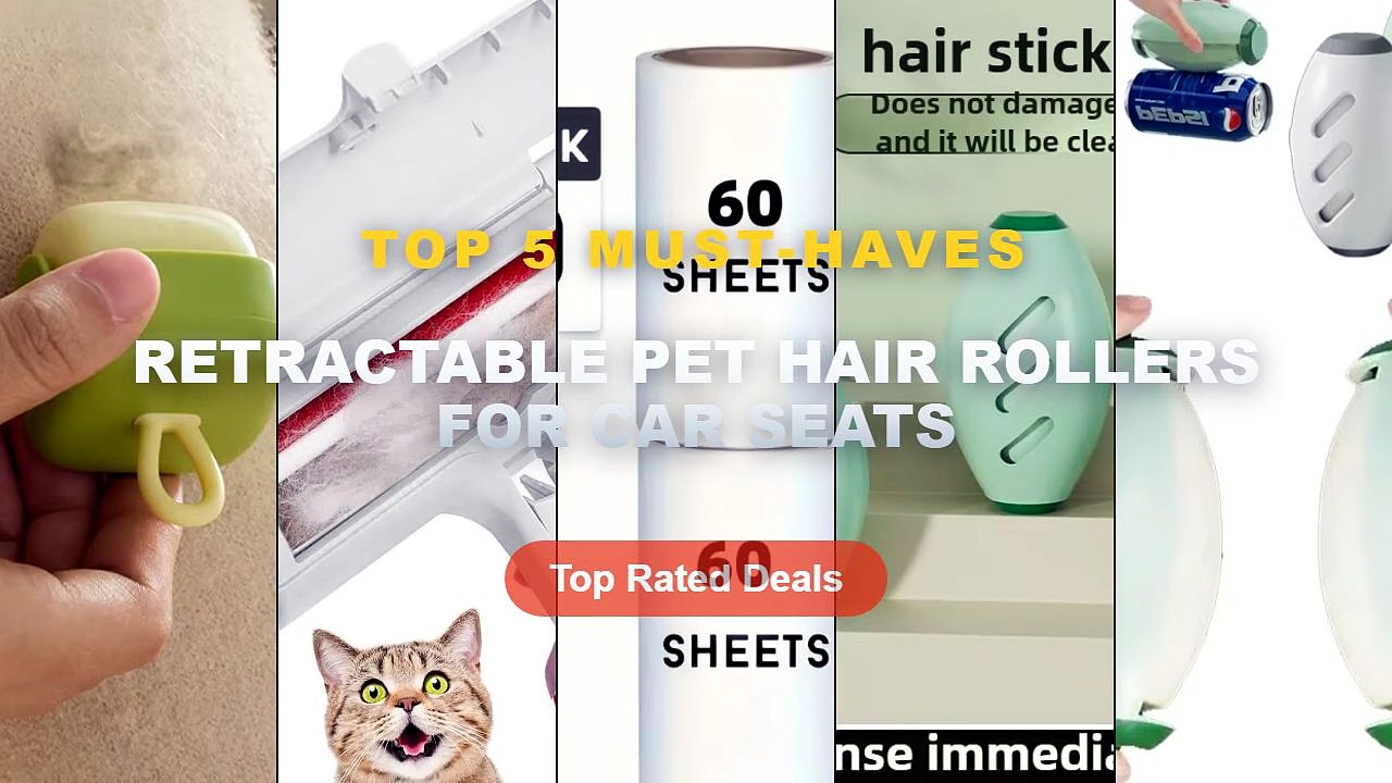 Cheap & Best Retractable Pet Hair Rollers For Car Seats Unboxing & Review - Reusable Pet Hair Remover Roller Washable Fu...