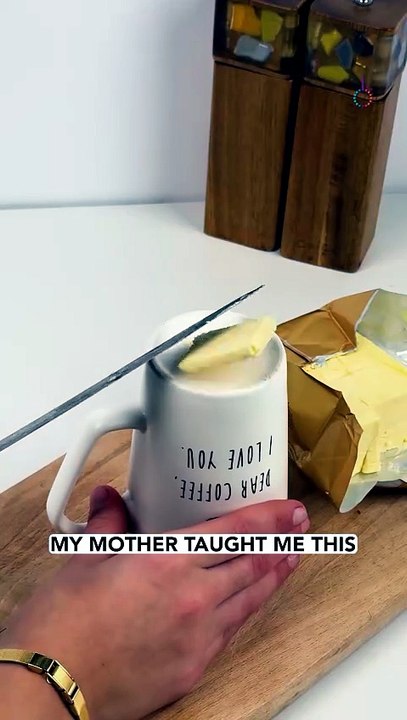 A morning mug can double as a knife sharpener? 🧈