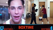 RYAN GARCIA AMENAZA CON LIQUIDAR RÁPIDAMENTE A CONNOR BENN EN 5 ROUNDS LE DARÉ UNA PALIZA