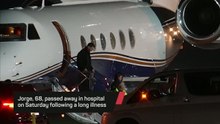 Messi arrives in Rosario after father's death
