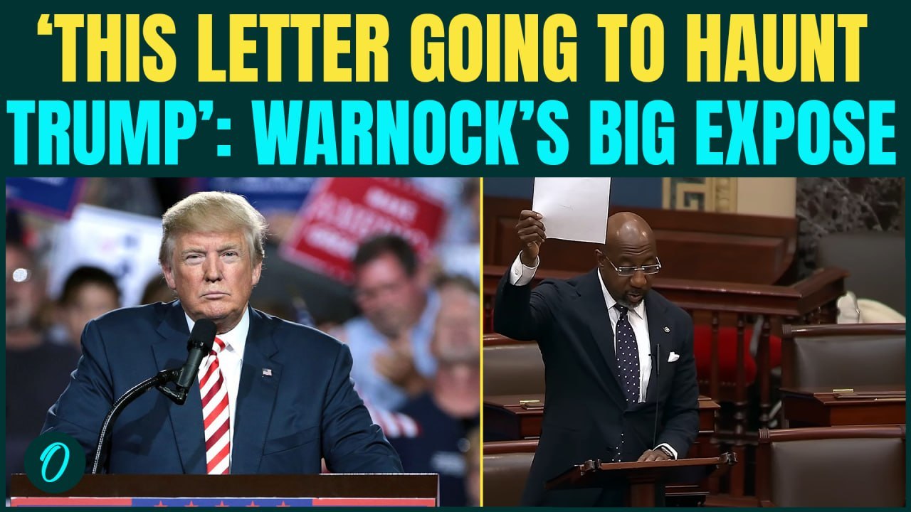 Sen. Warnock Shows BOMBSHELL Letter Showing Tru...