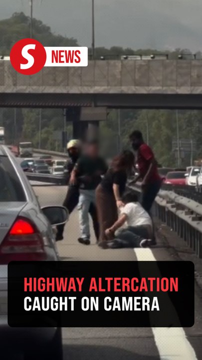 Police hunt SUV driver after highway altercation near Nilai