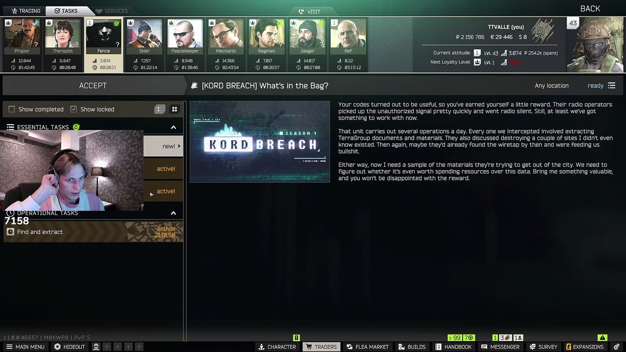 Escape from Tarkov #108: "kappa done"