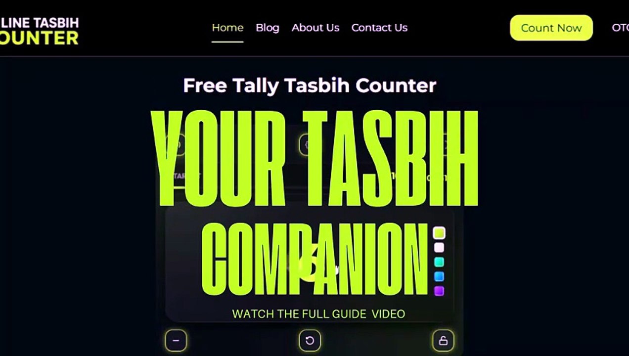 Best Free Online Tasbeeh Counter to count tasbih and dhikr easy.No ads and No app.2026,2027 Updated