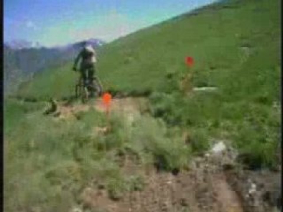 Piste rouge Cauterets avec Olivier