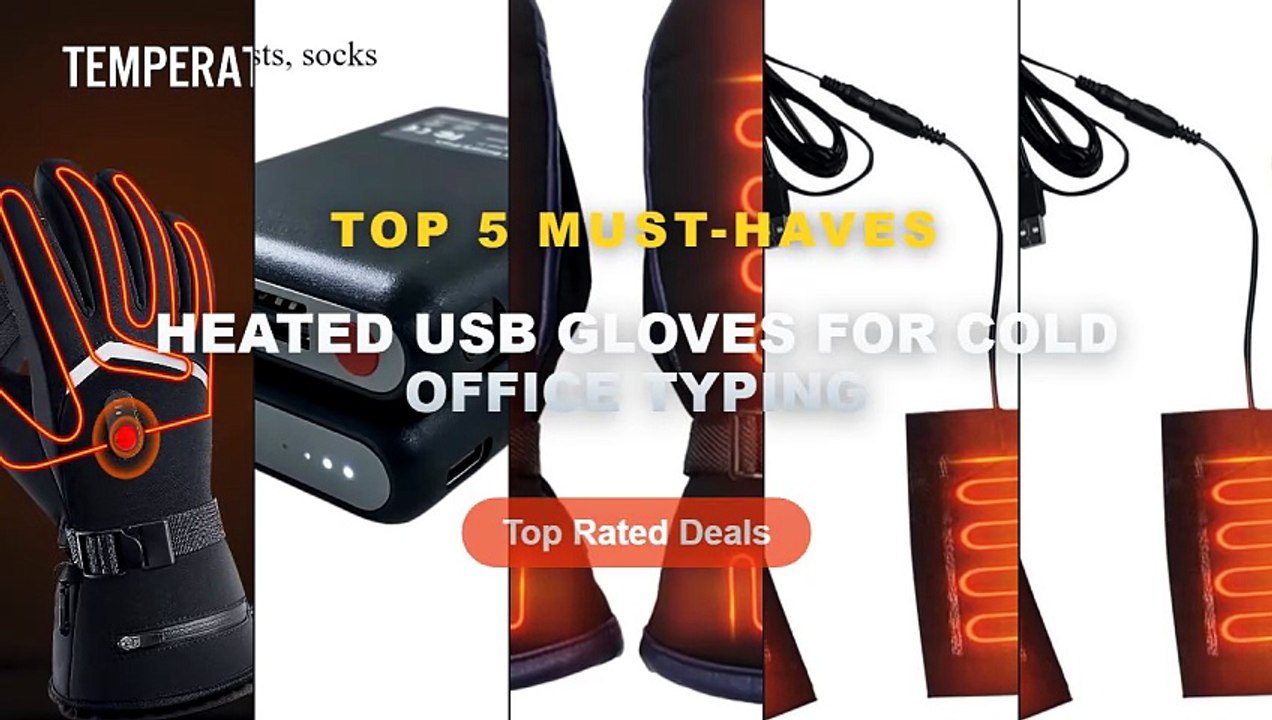 Heated USB Gloves For Cold Office Typing: Top 5...