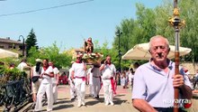 Aoiz celebra su 'día gigante' en honor a San Miguel