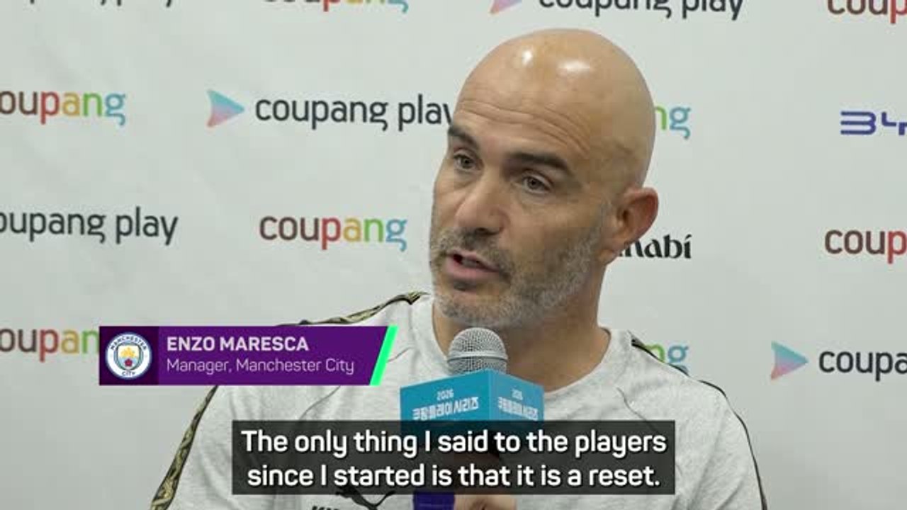Maresca reveals 'reset' at Man City amid Rodri exit links