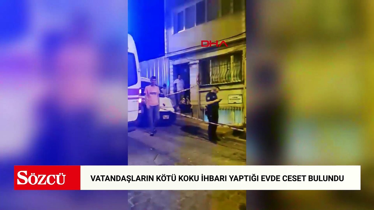 Beyoğlu’nda vatandaşların kötü koku ihbarı yaptığı evde ceset bulundu