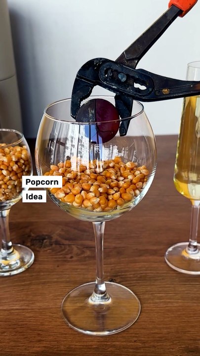 Most creative popcorn idea! 🍿