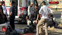 Batman'da kamyonet ile hafif ticari araç çarpıştı