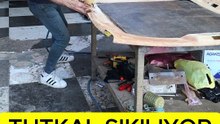 27 Tavan Döşemesinin Kumaşına SuperTack 206 Sprey Kontakt Tutkal Püskürtülüyor Bülent Usta Telefon 🢃