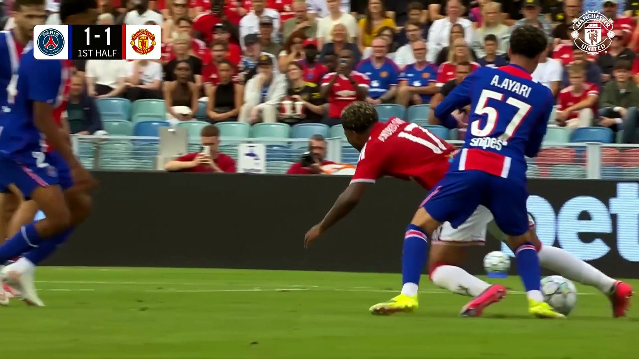 Youri Tielemans  First Game For United! _ PSG v Man Utd _ Highlights