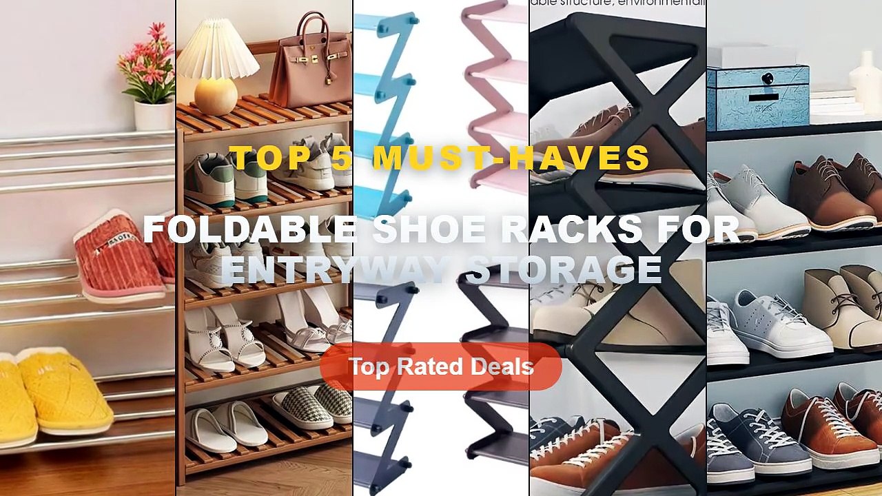 Why Everyone Is Buying Foldable Shoe Racks For...